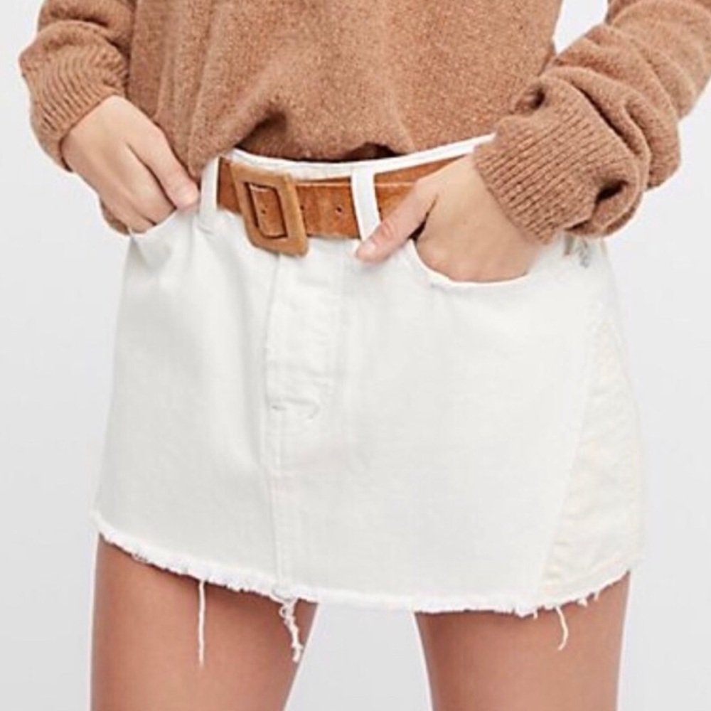 ✲  NWT Free People Denim Skirt ✲